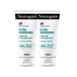 Neutrogena Norwegian Formula duplo creme ultra-hidratante para pés secos, 2x100 ml