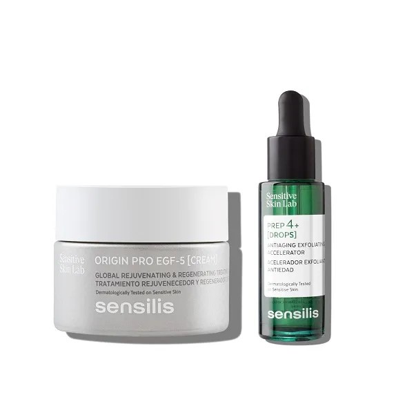 Sensilis Pack Origin Pro Egf-5 Creme Anti-Envelhecimento, 50 ml + Contorno dos Olhos, 15 ml