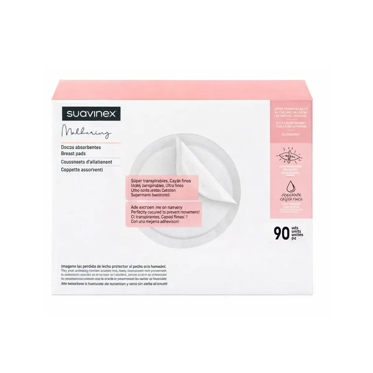 Discos absorventes Suavinex Promo, 60+30Pcs.