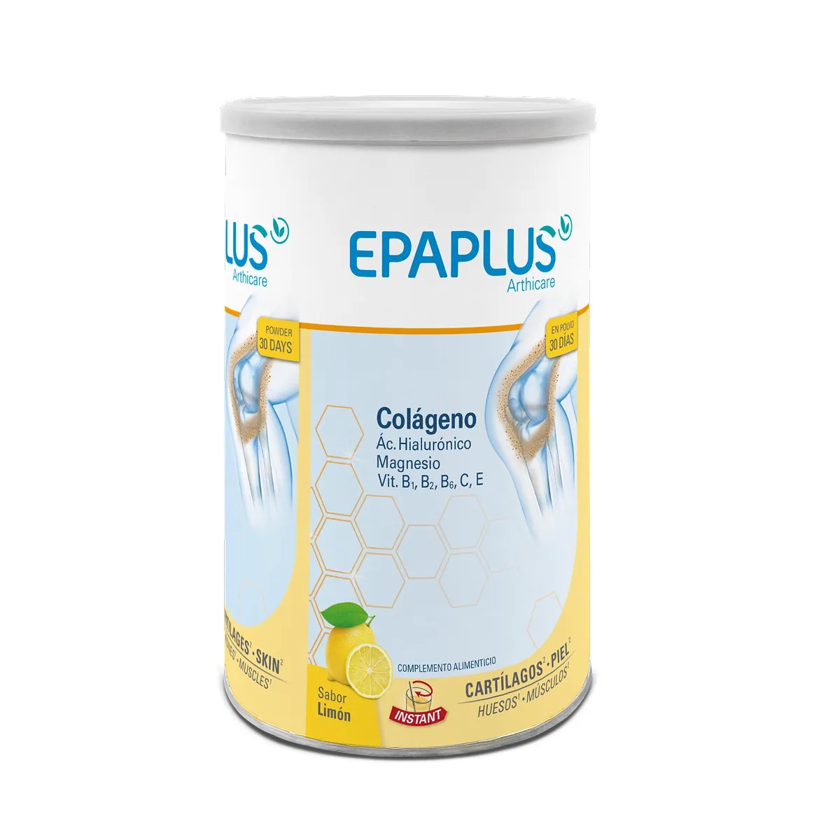 EpaPlus Colágeno+Magnésio Sabor Limão. 332g