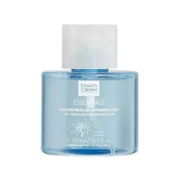 Martiderm 3 em 1 Solução de Limpeza Micelar, 300ml.