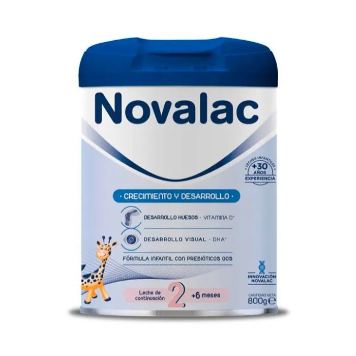 Novalac 2 Leite em Pó de Transição 6-12 Meses, 800 g