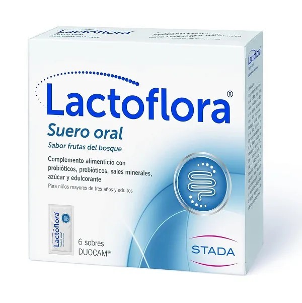 Lactoflora soro oral, 6 sachês.