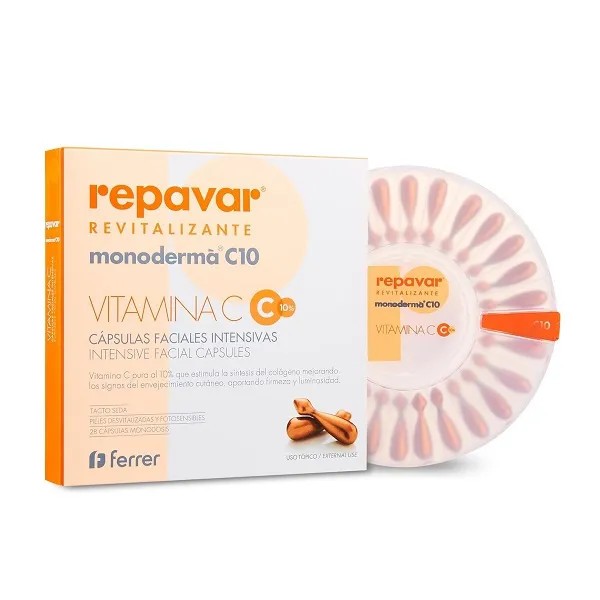 Repavar Monoderma C10 Revitalizante 28 Cápsulas