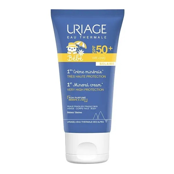 Uriage baby 1era Creme Mineral FPS50+, 50ml