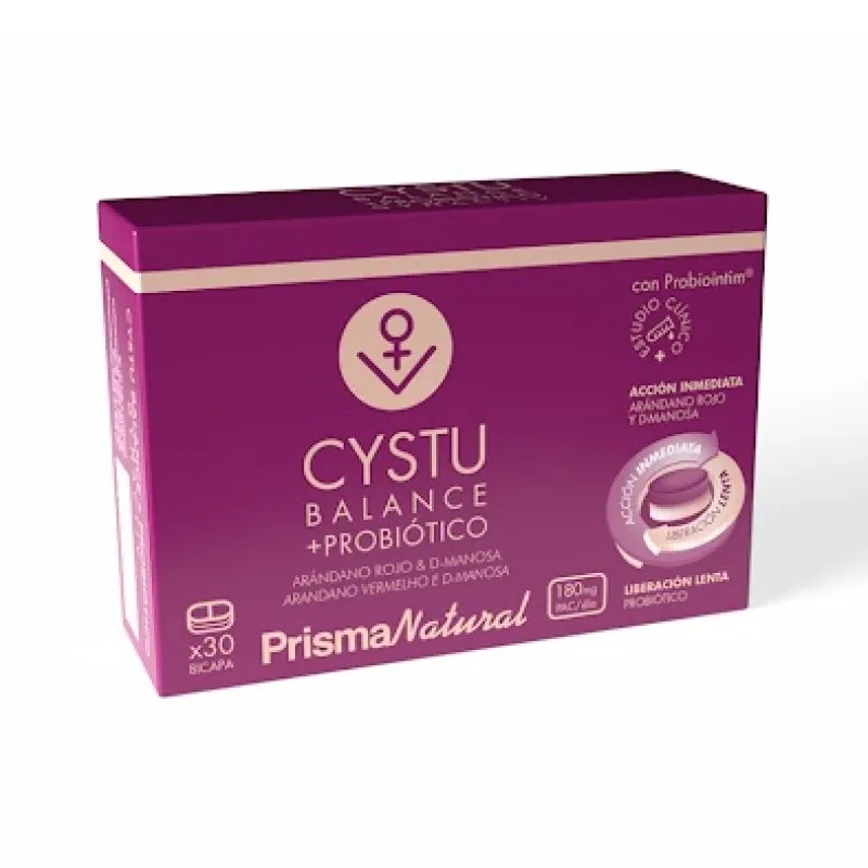 Prisma Natural Gynactiv Cystu Balance 180 mg, 30 cápsulas