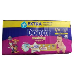Dodot Activity Extra Tamanho 4+, 52 fraldas