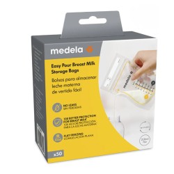 Medela Sacos de Armazenamento de Leite Materno Easy Pour, 50 unidades