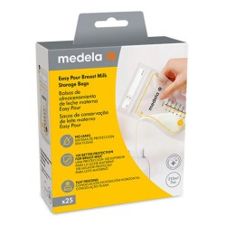 Saco de leite materno Medela, 25 unidades