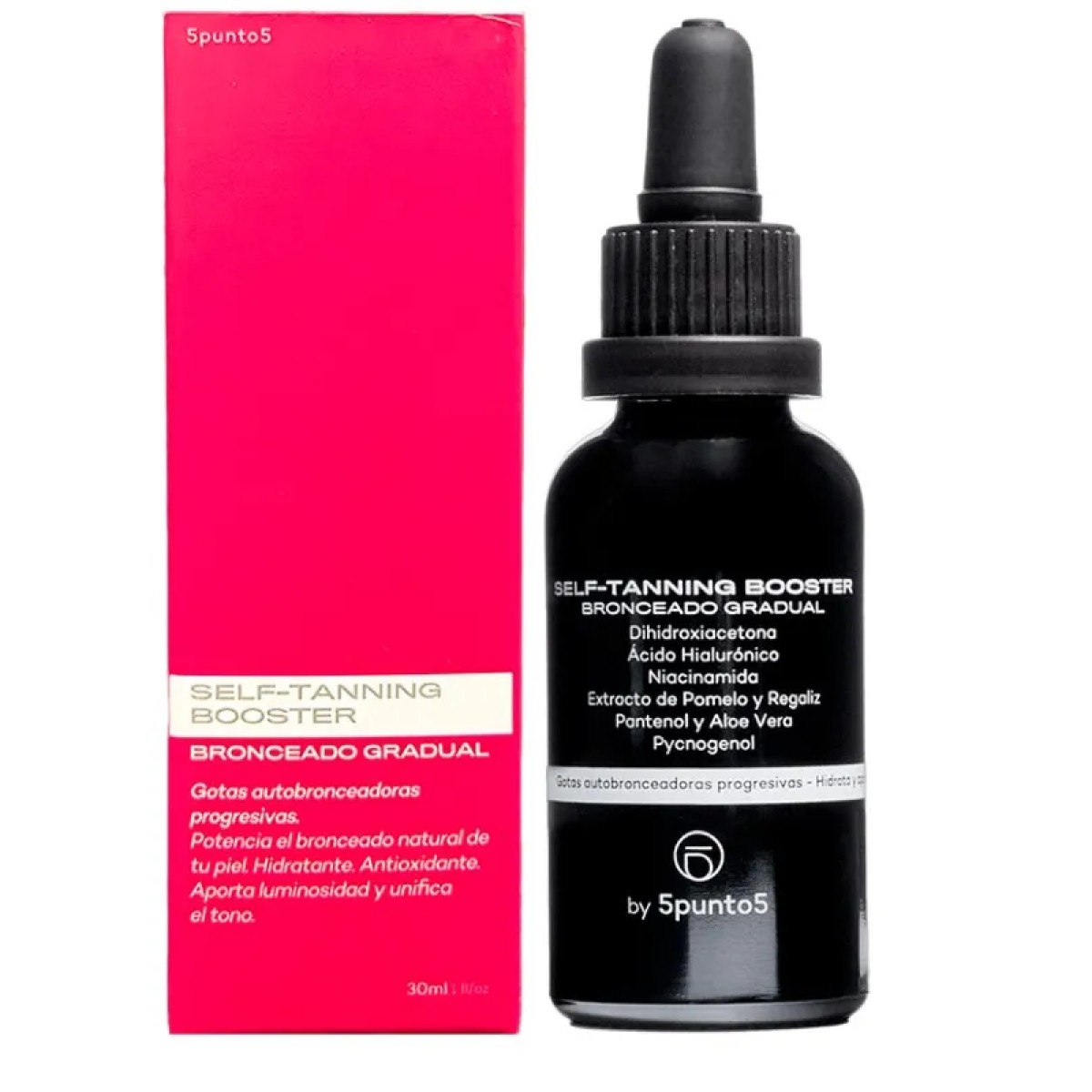5punto5 Self-Tanning Booster Bronzeado Gradual, 30 ml