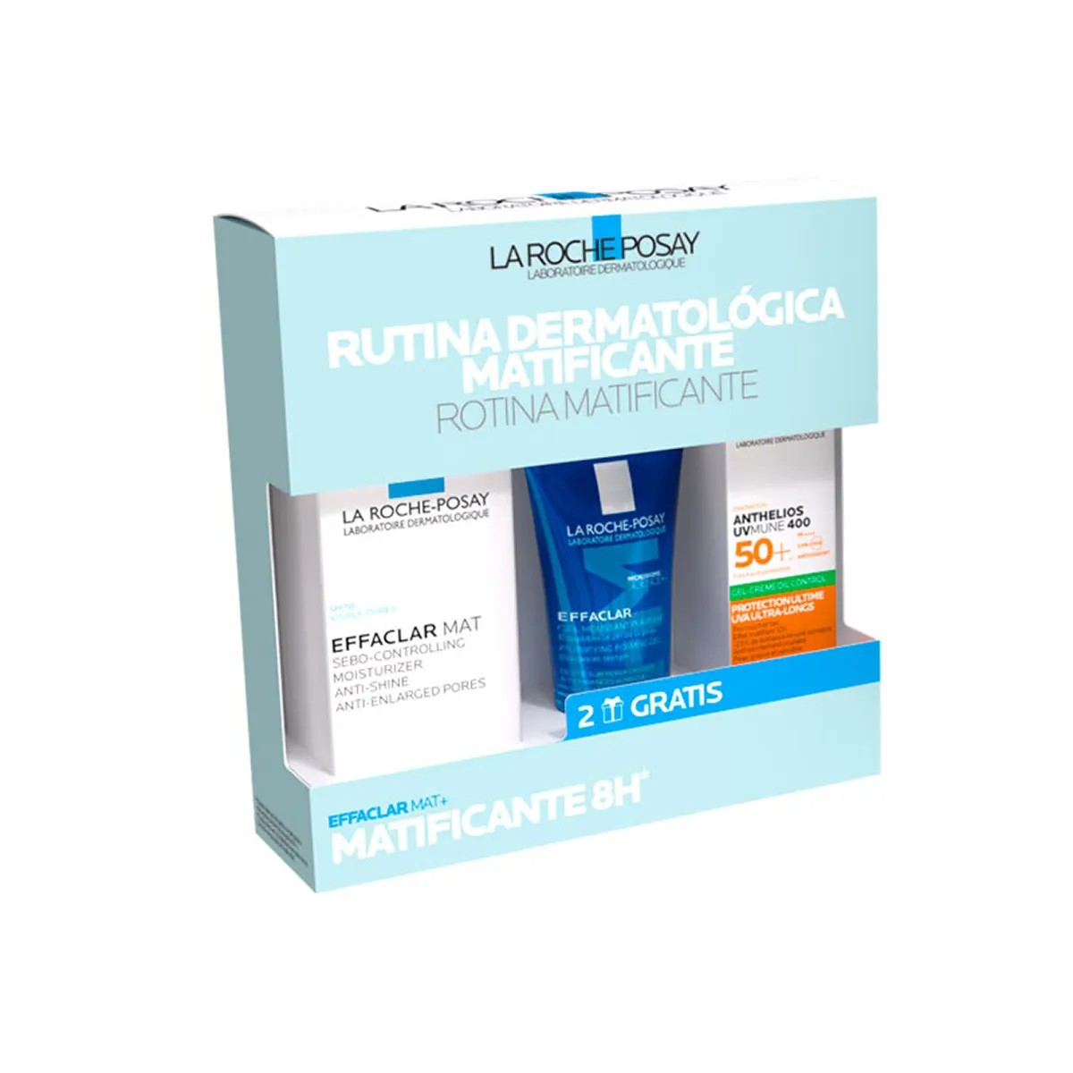 Pack La Roche-Posay Rotina Dermatológica Matificante