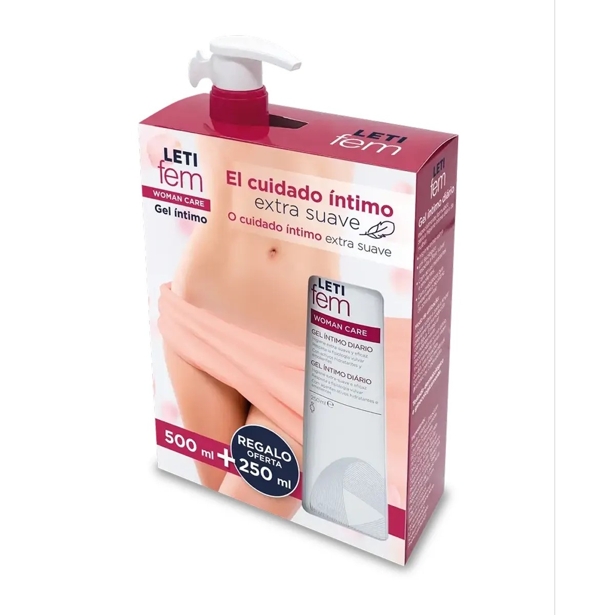 Letifem Woman Gel íntimo, 500ml.