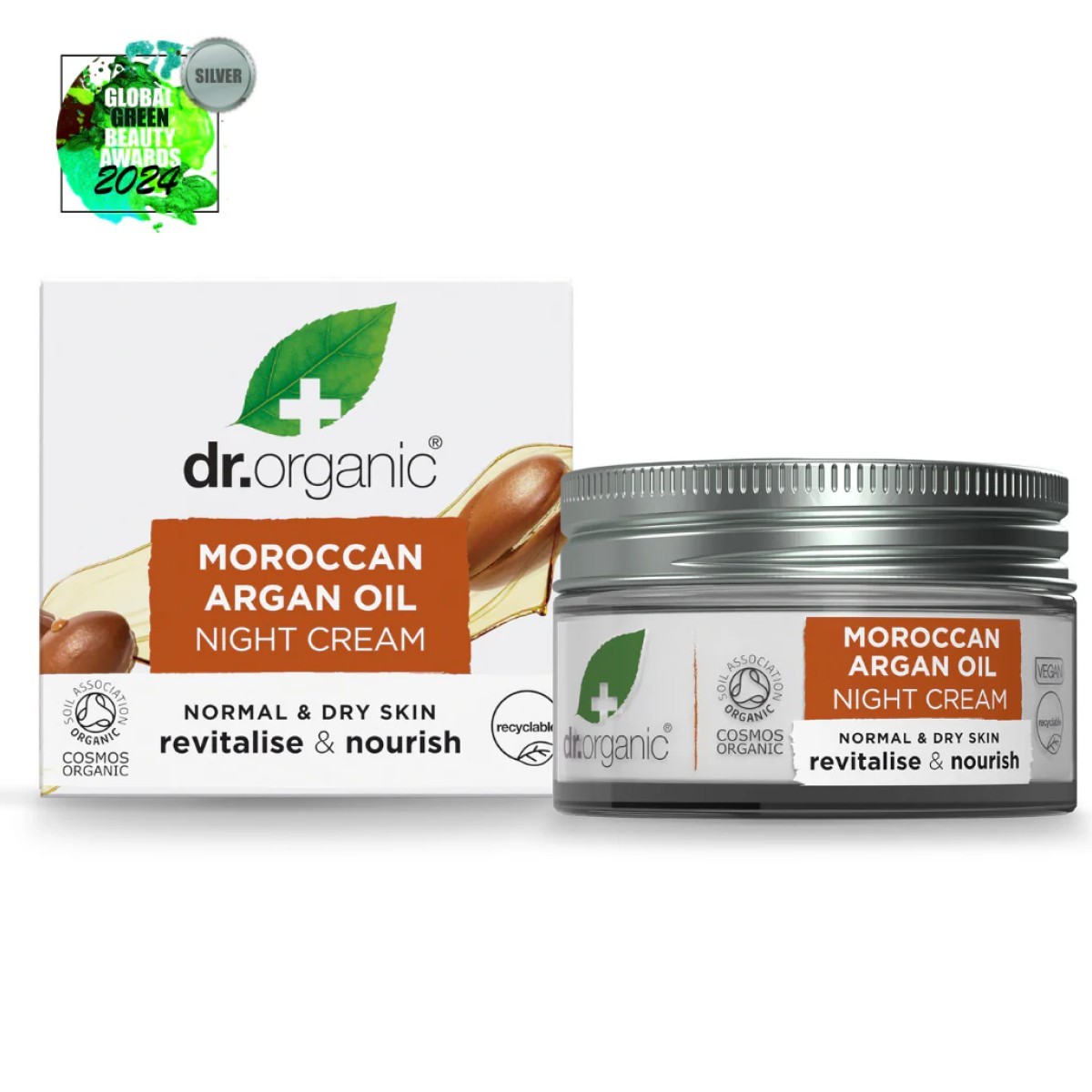 Dr Argan Creme de Noite Orgânico, 50ml.
