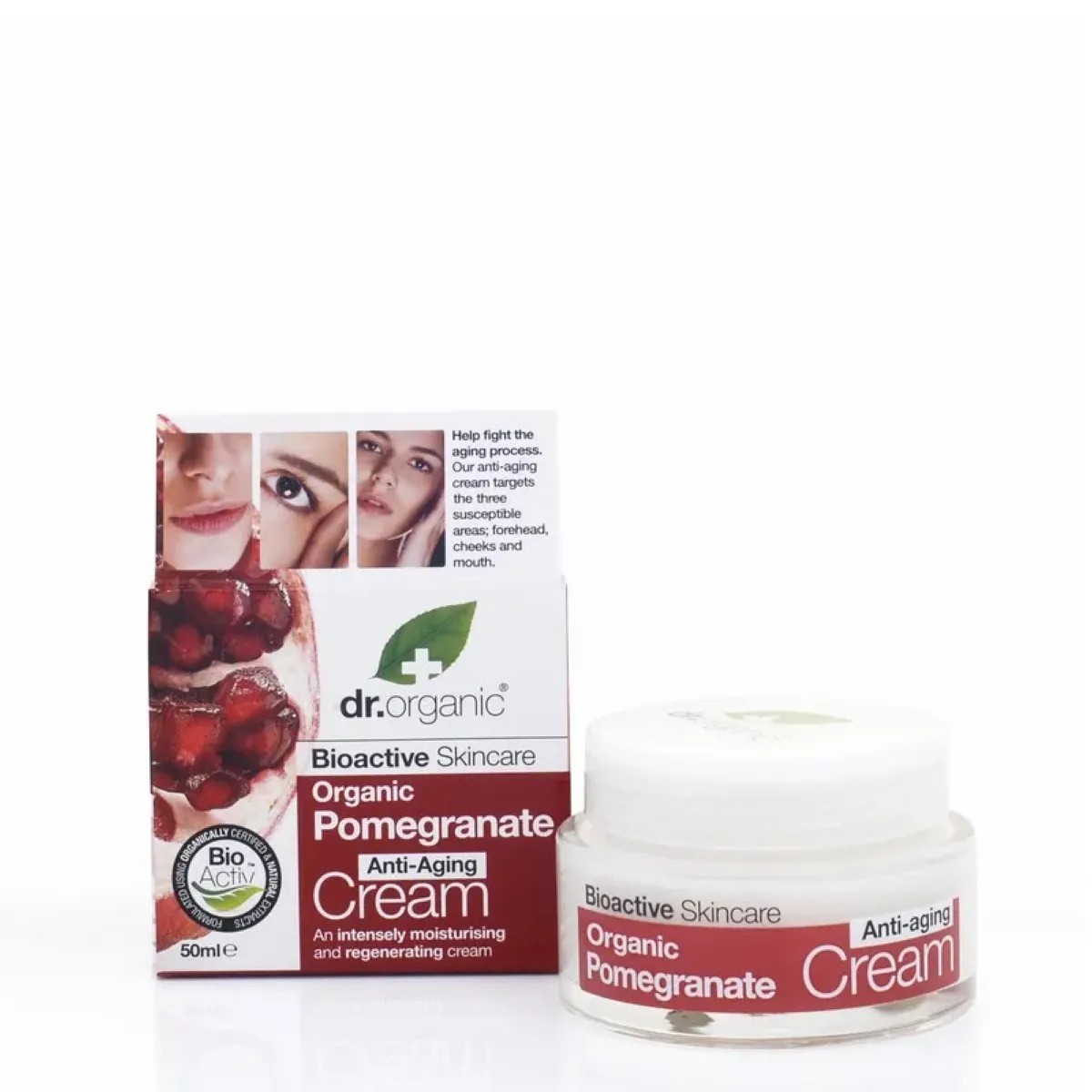 Dr Romã Orgânica Creme Anti-Envelhecimento, 50ml.