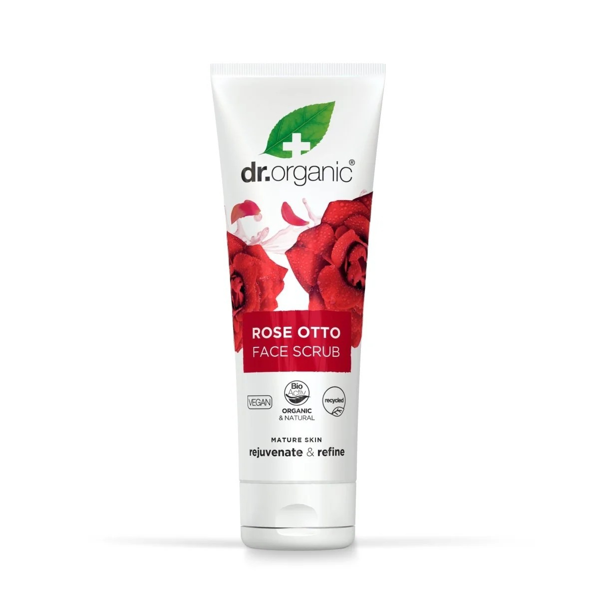 Dr Esfoliante Orgânico facial Rosa Otto, 125ml.