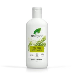 Dr Gel de banho orgânico Tea Tree, 250ml.