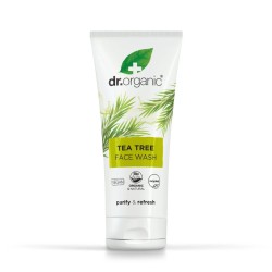 Dr Gel de Limpeza Facial Dr Organic Tea Tree, 200ml.