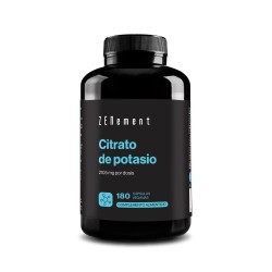 Zenement Citrato de Potássio 2105 mg, 180 cápsulas veganas