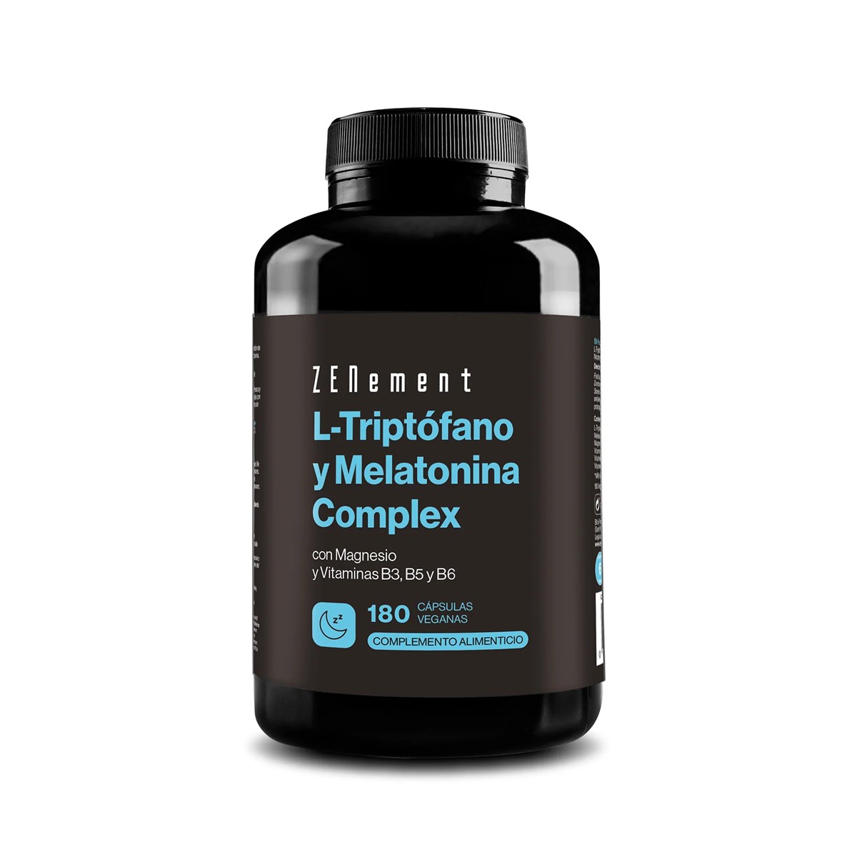 Zenement L-Triptofano e Melatonina Complex, 180 cápsulas veganas