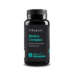 Zenement Biotina Complex com Selênio e Zinco, 365 comprimidos veganos