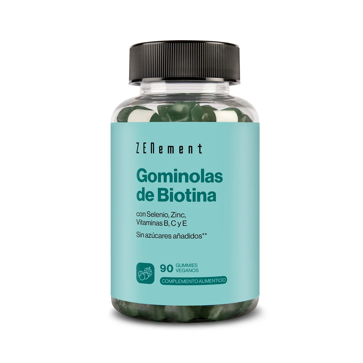 Zenement Gummies de Biotina, 90 gominolas veganas