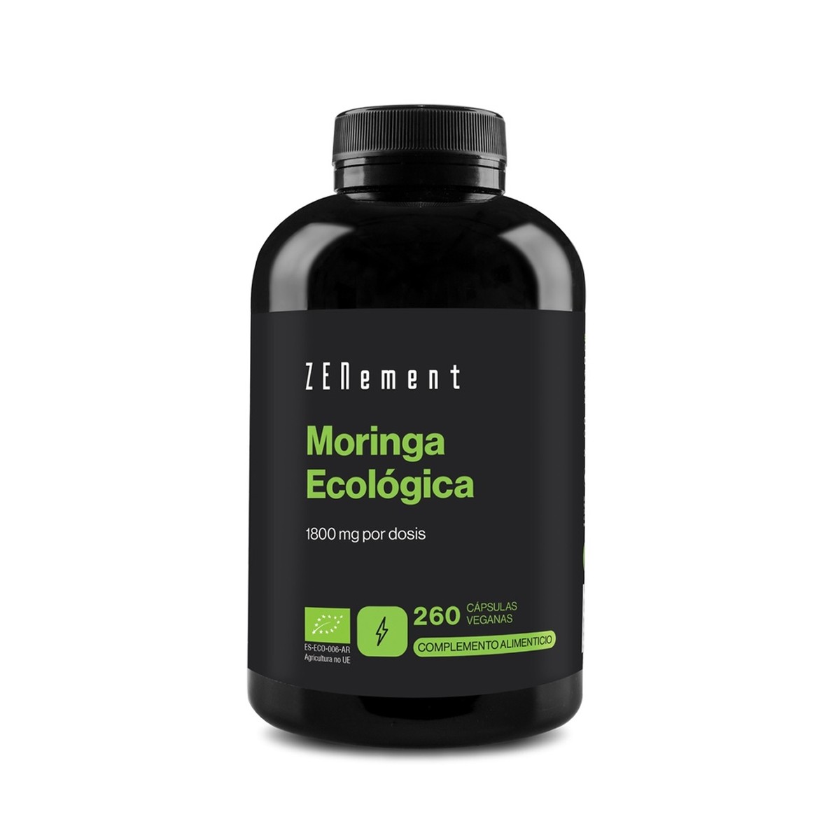 Zenement Moringa Ecológica, 260 cápsulas veganas