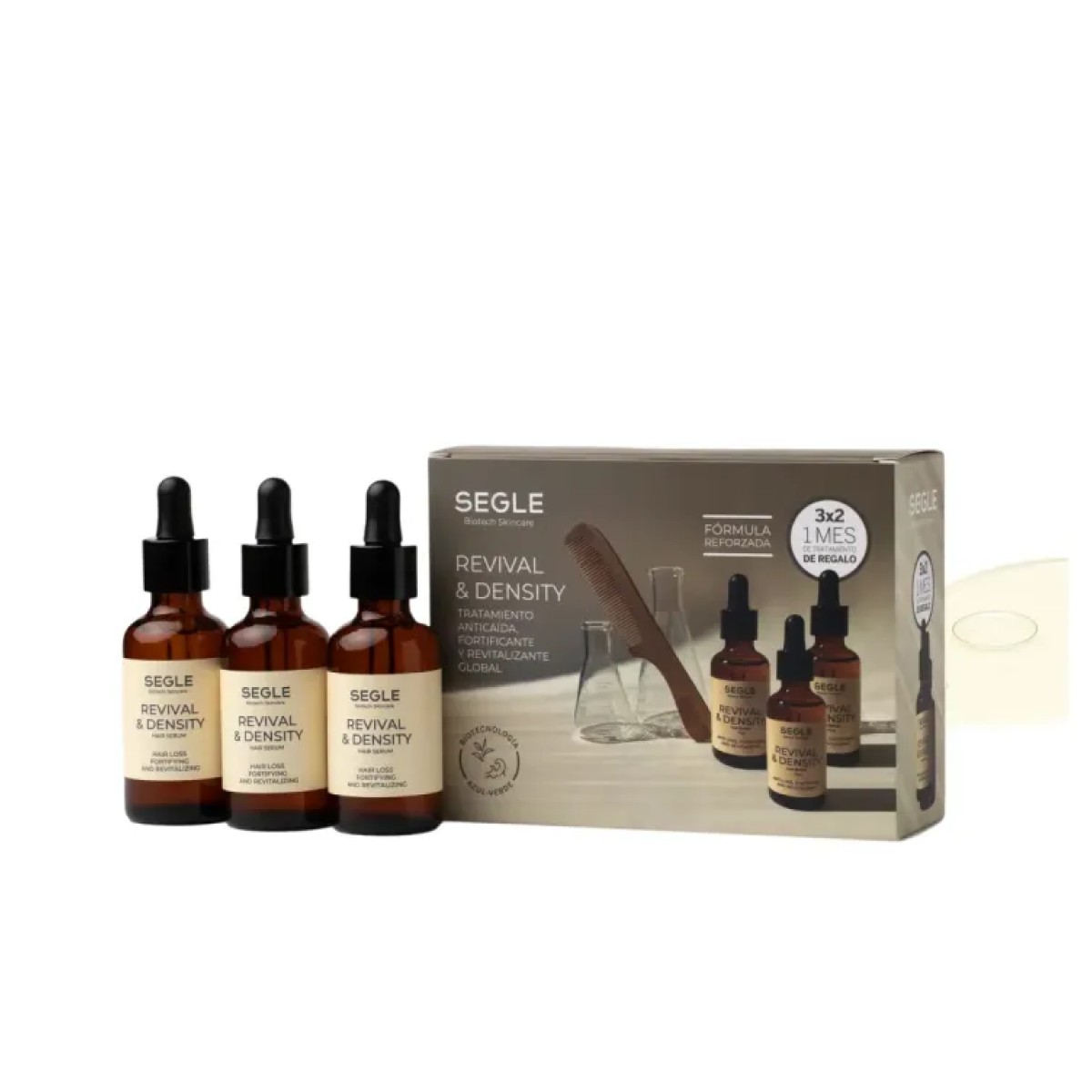 Segle Hair Revival & Density, 3 meses (3x50 ml)