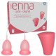 Enna ciclo copo menstrual tamanho M, 2 copos