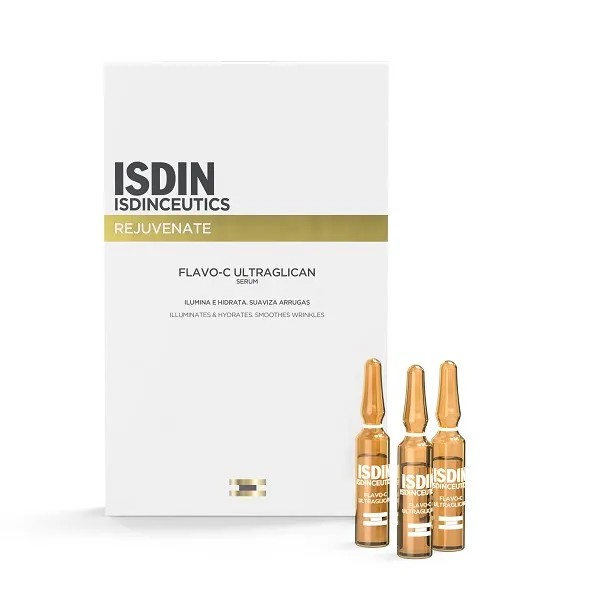 Isdinceutics Flavo-C Ultraglicano, 10 ampolas.
