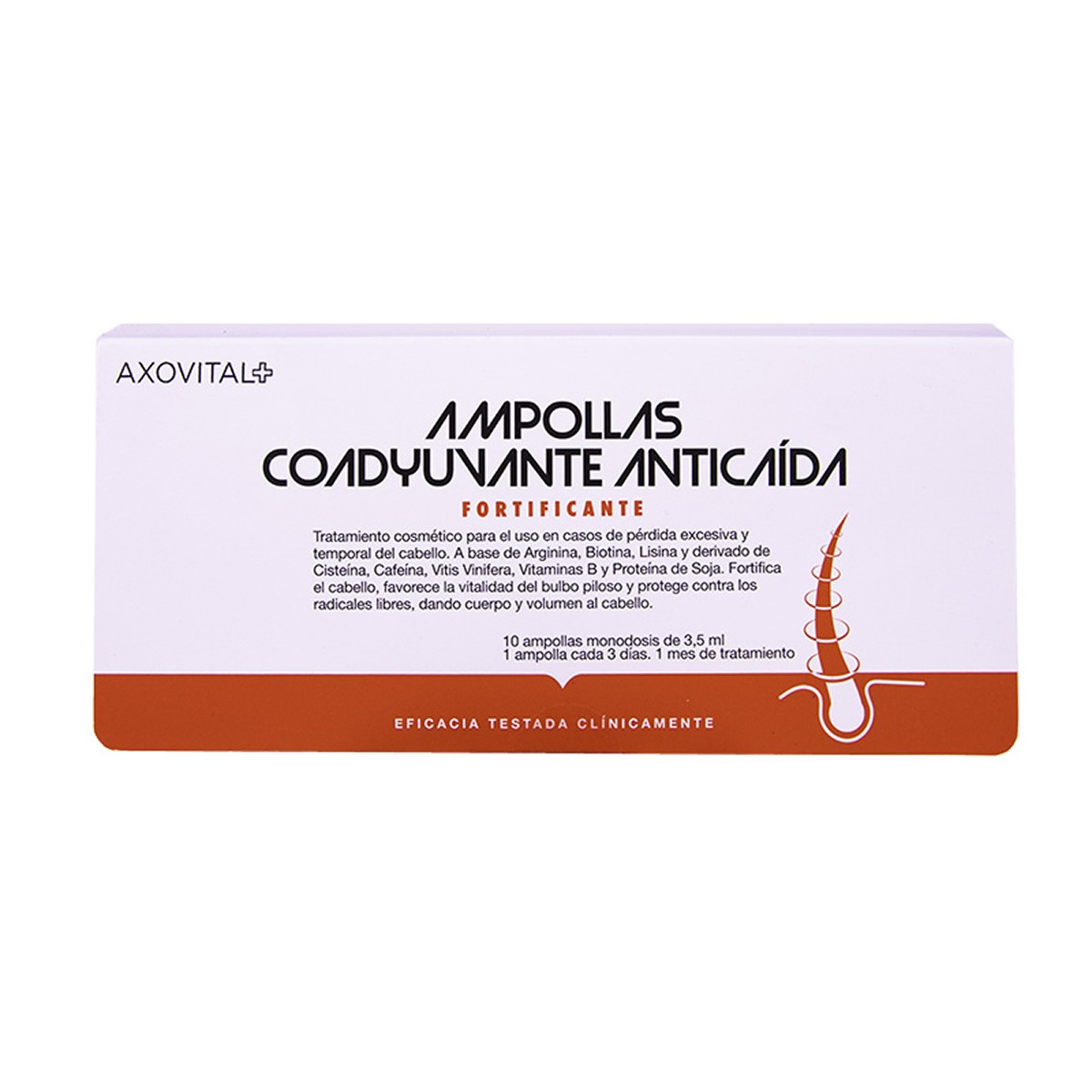 Axovital Ampolas Coadjuvante Antiqueda, 10 ampolas monodose