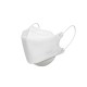 FFP2 Máscara de peixe branco, 1 pc.