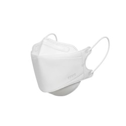 FFP2 Máscara de peixe branco, 1 pc.