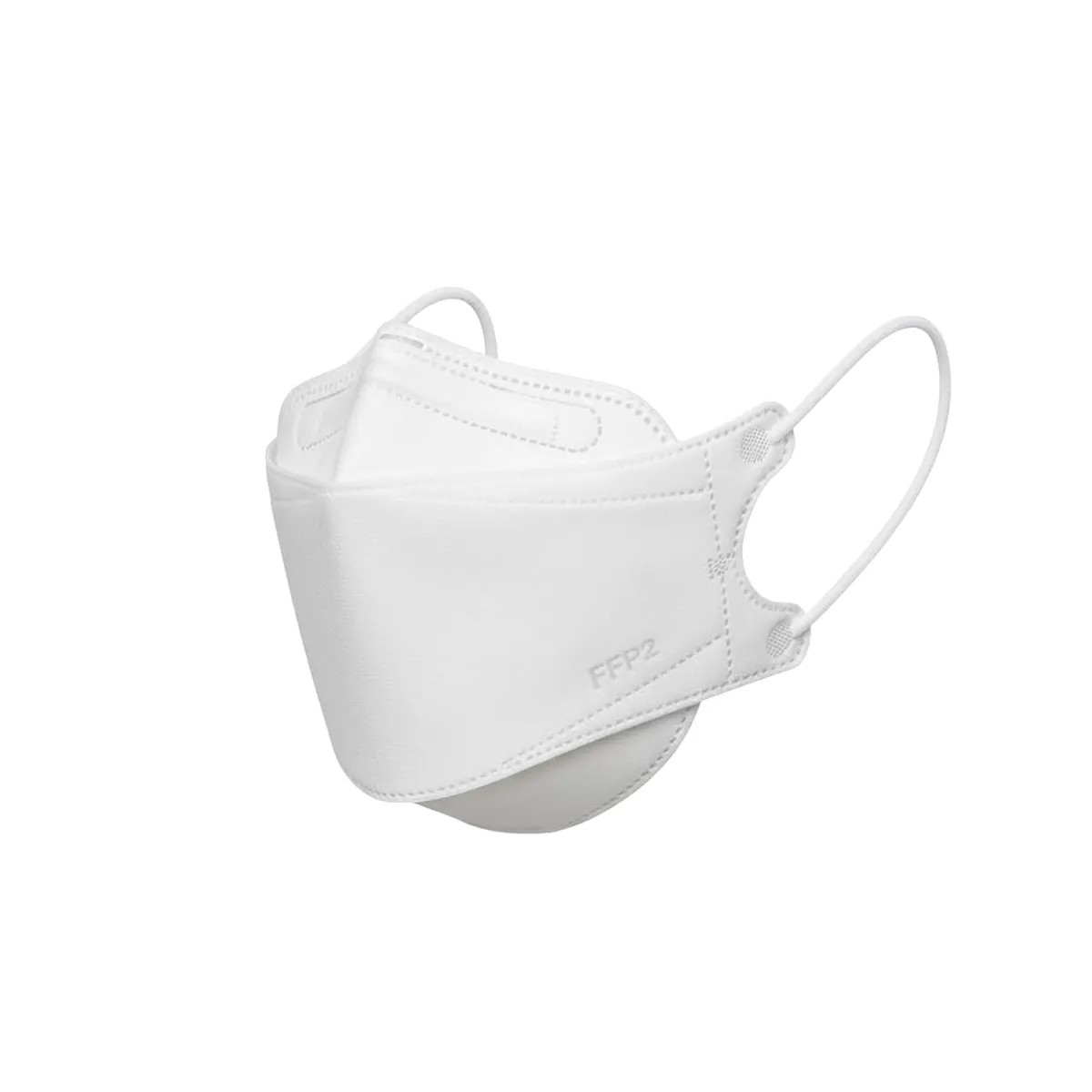 FFP2 Máscara de peixe branco, 1 pc.