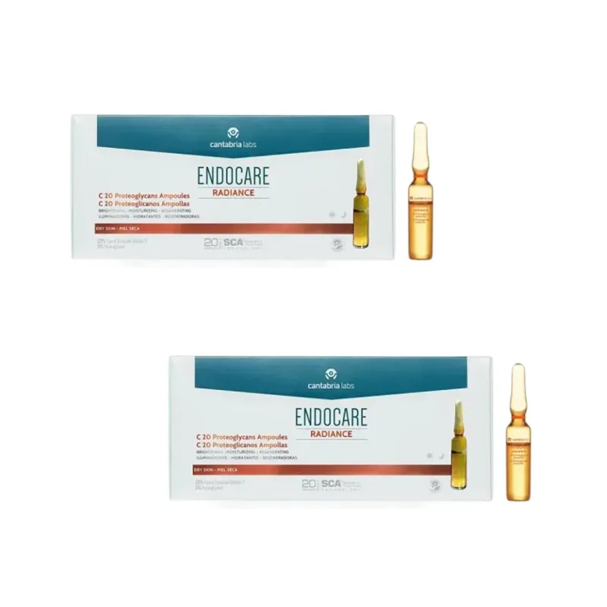 Endocare Radiance C 20 Proteoglicanos Duplo, 2x30 ampolas