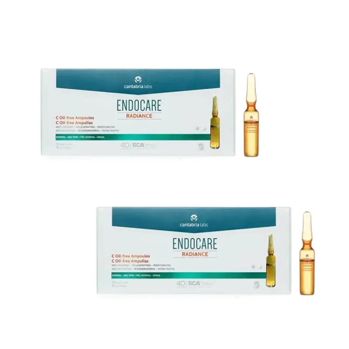 Endocare Radiance C oil-free Duplo, 2x30 ampolas