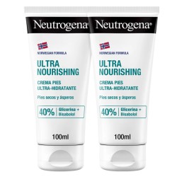 Neutrogena Norwegian Formula duplo creme ultra-hidratante para pés secos, 2x100 ml