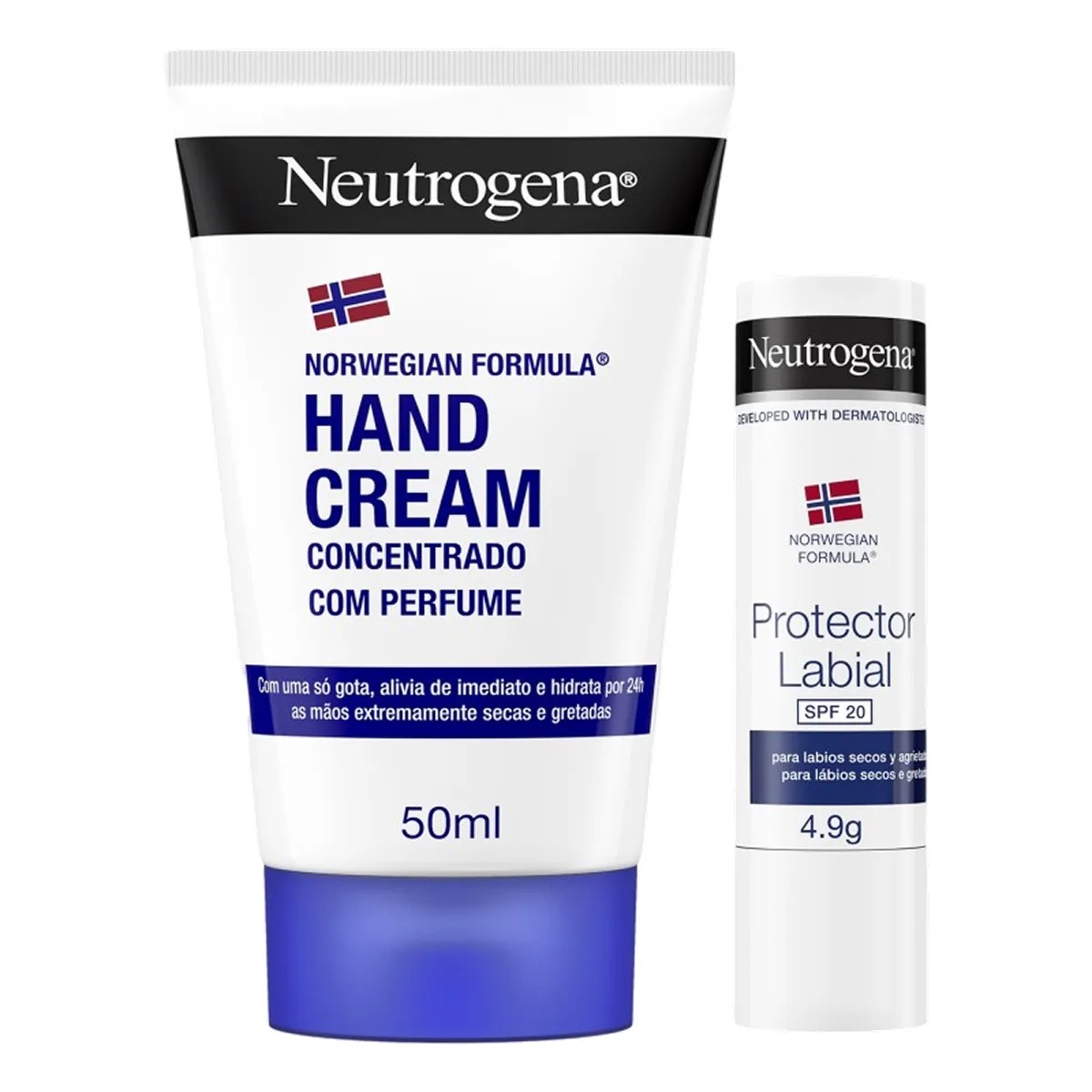 Neutrogena Creme Concentrado para as Mãos, 50ml + Lip Gift