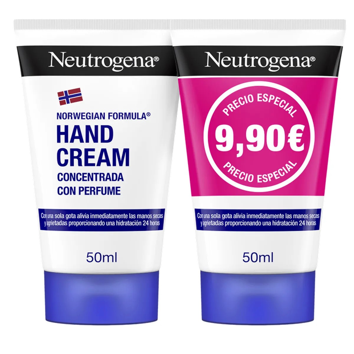 Neutrogena Creme Concentrado para as Mãos Oferta Duplo, 2x50 ml