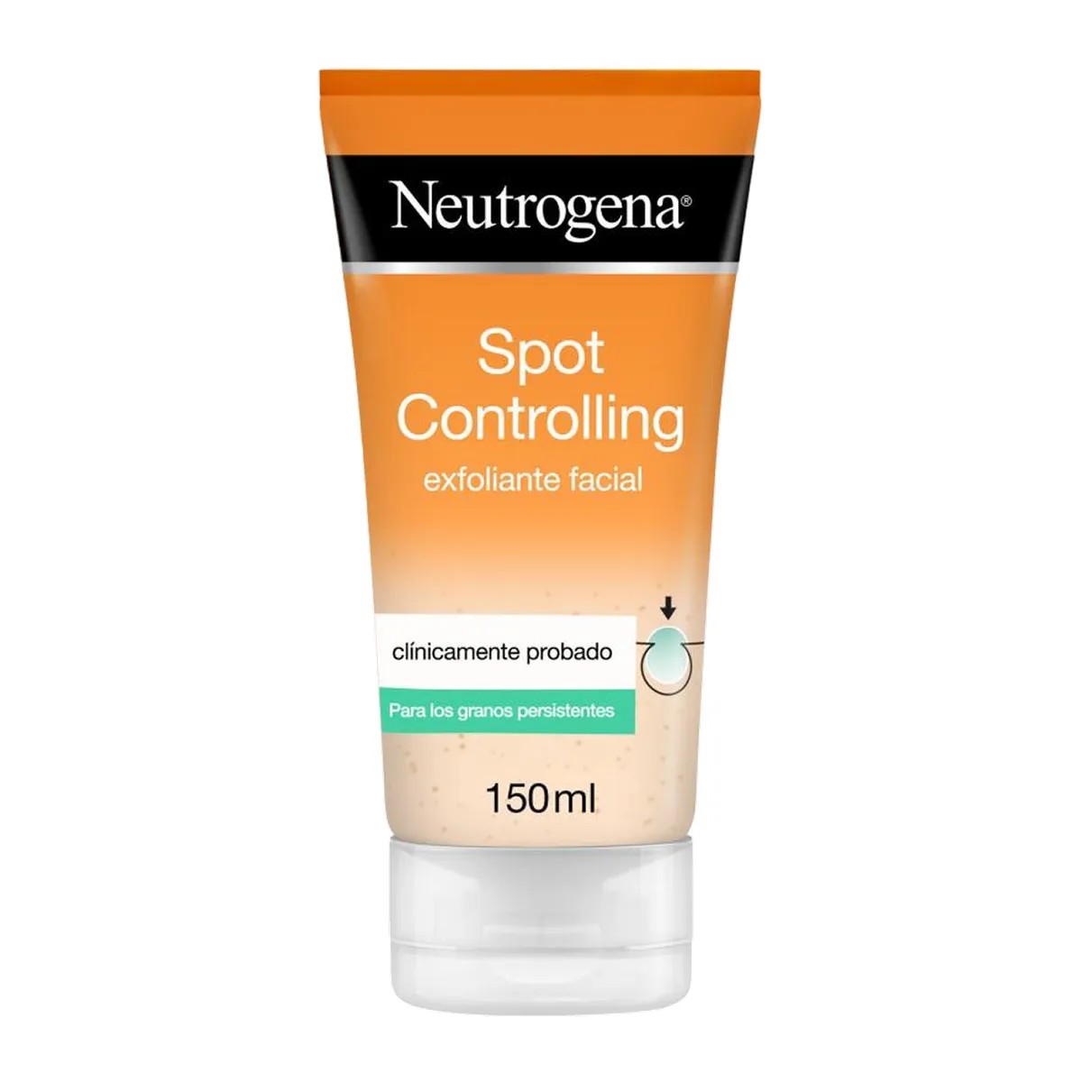 Neutrogena Visibly Clear Gel Exfoliante Facial Spot Controlling Oil-Free, 150 ml