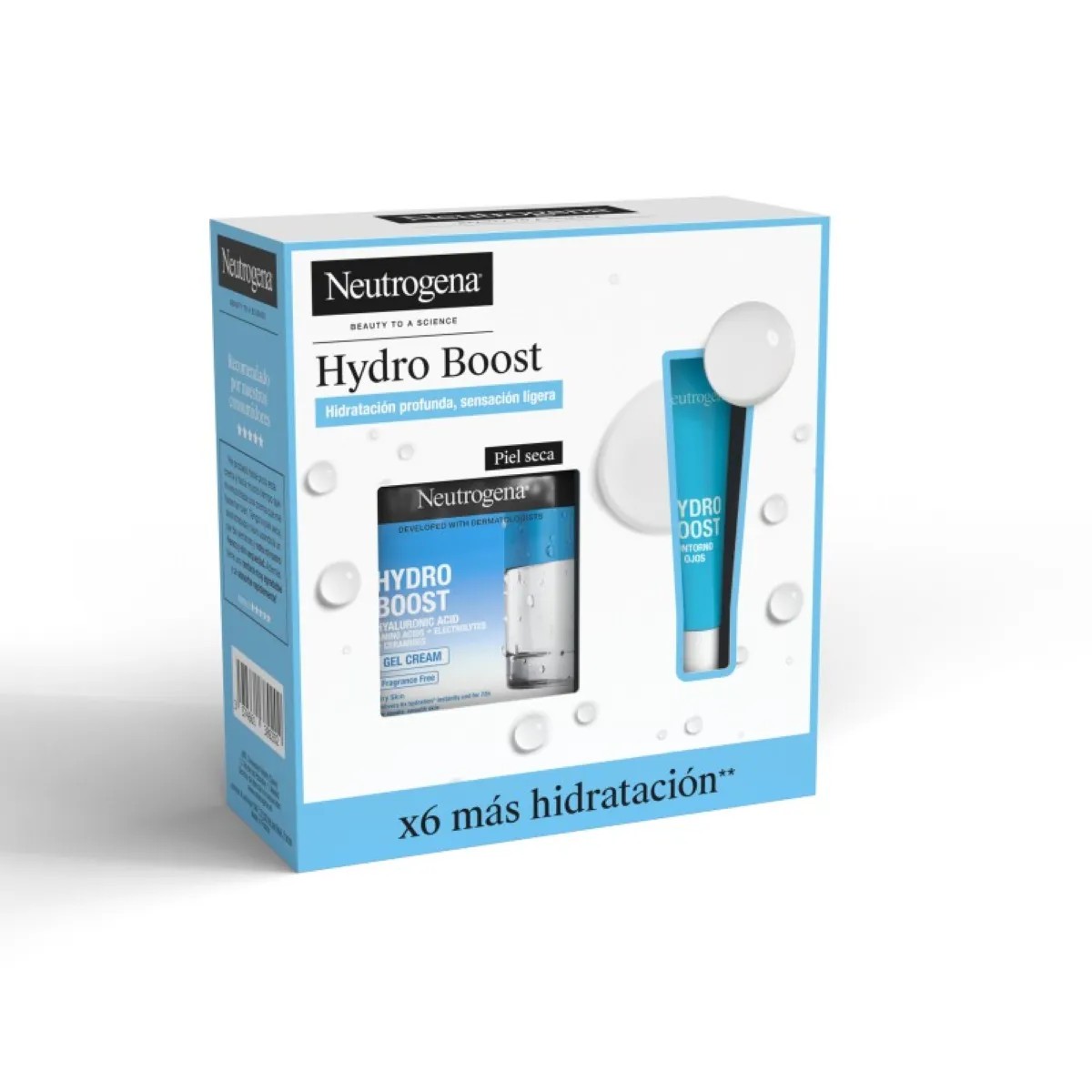 Pack Neutrogena Hydro Boost Crema Gel+Contorno, 50 ml + 15 ml