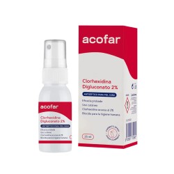 Acofar Digluconato de Clorexidina 2% Spray, 25 ml