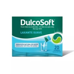 DulcoSoft Solução Oral em Pó, 20 sachês.