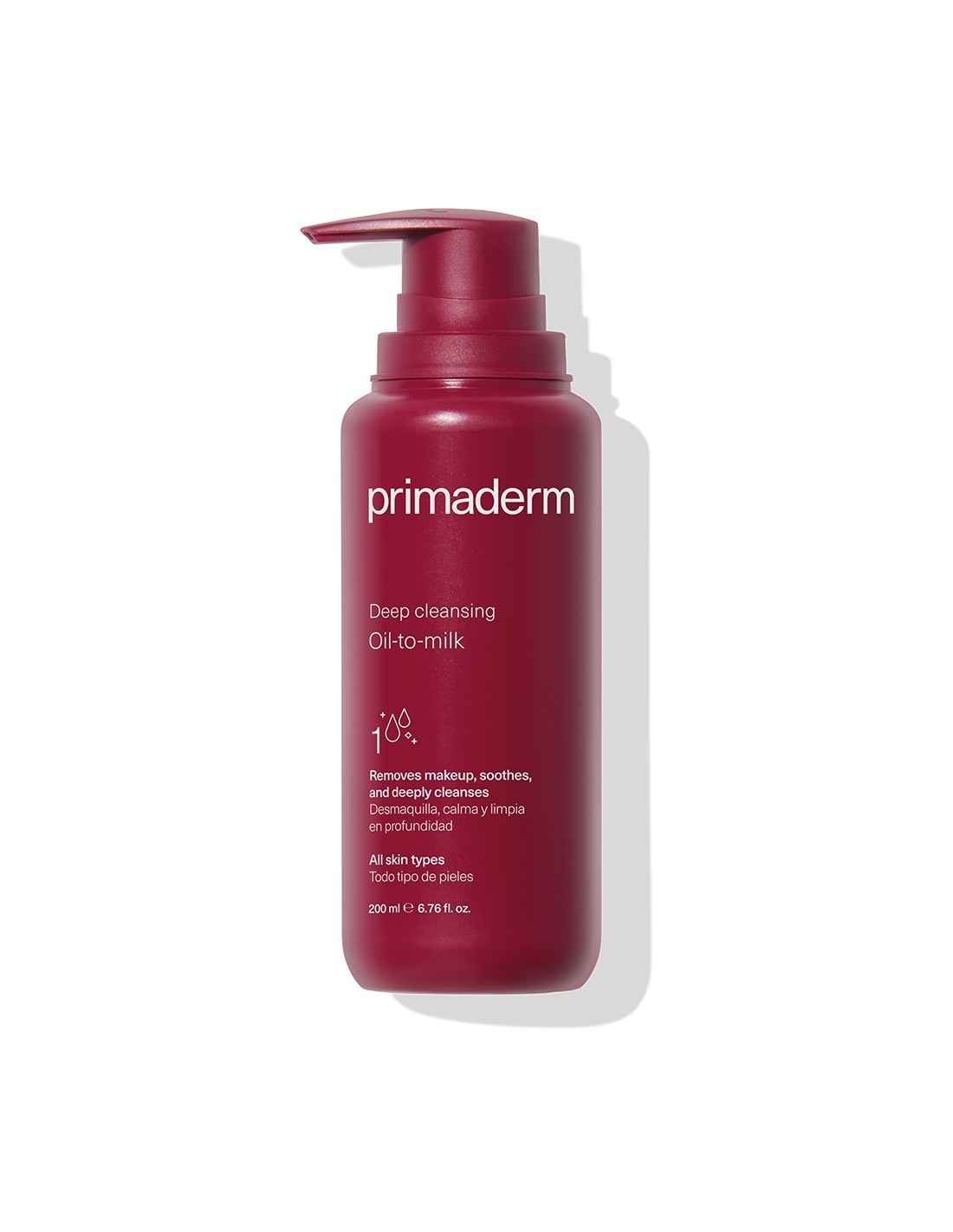 Primaderm Deep Cleasing oil-to-milk, 200 ml