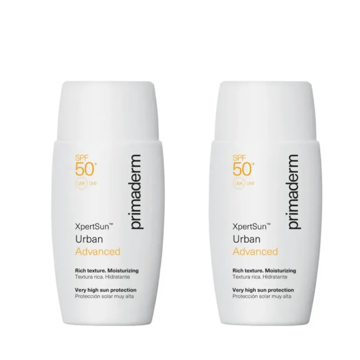 Primaderm Xpertsun Urban Advance Rich Texture, Oferta duplo 2x50 ml