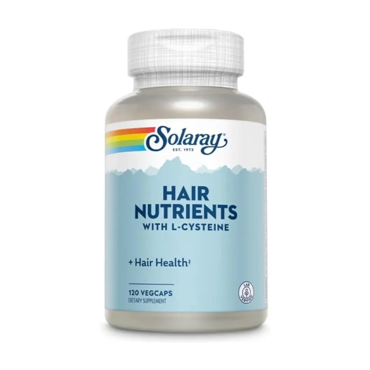 Solaray Hair Nutrients, 120 Cápsulas Vegan