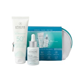 Atache Pack Be Sun Light Emulsion SPF50+ + Green Tea Postbiotic Serum