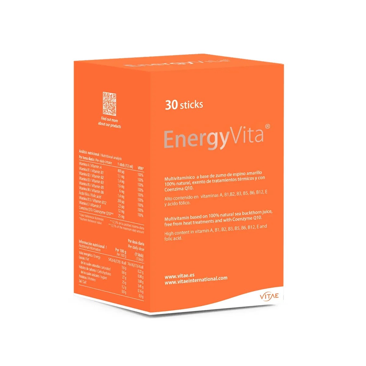 Vitae EnergyVita, 30 sticks