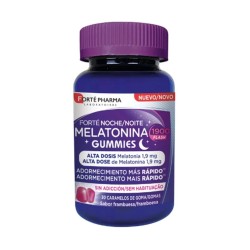 Forte Noche Melatonina Gummies Sabor Framboesa, 30 gummies