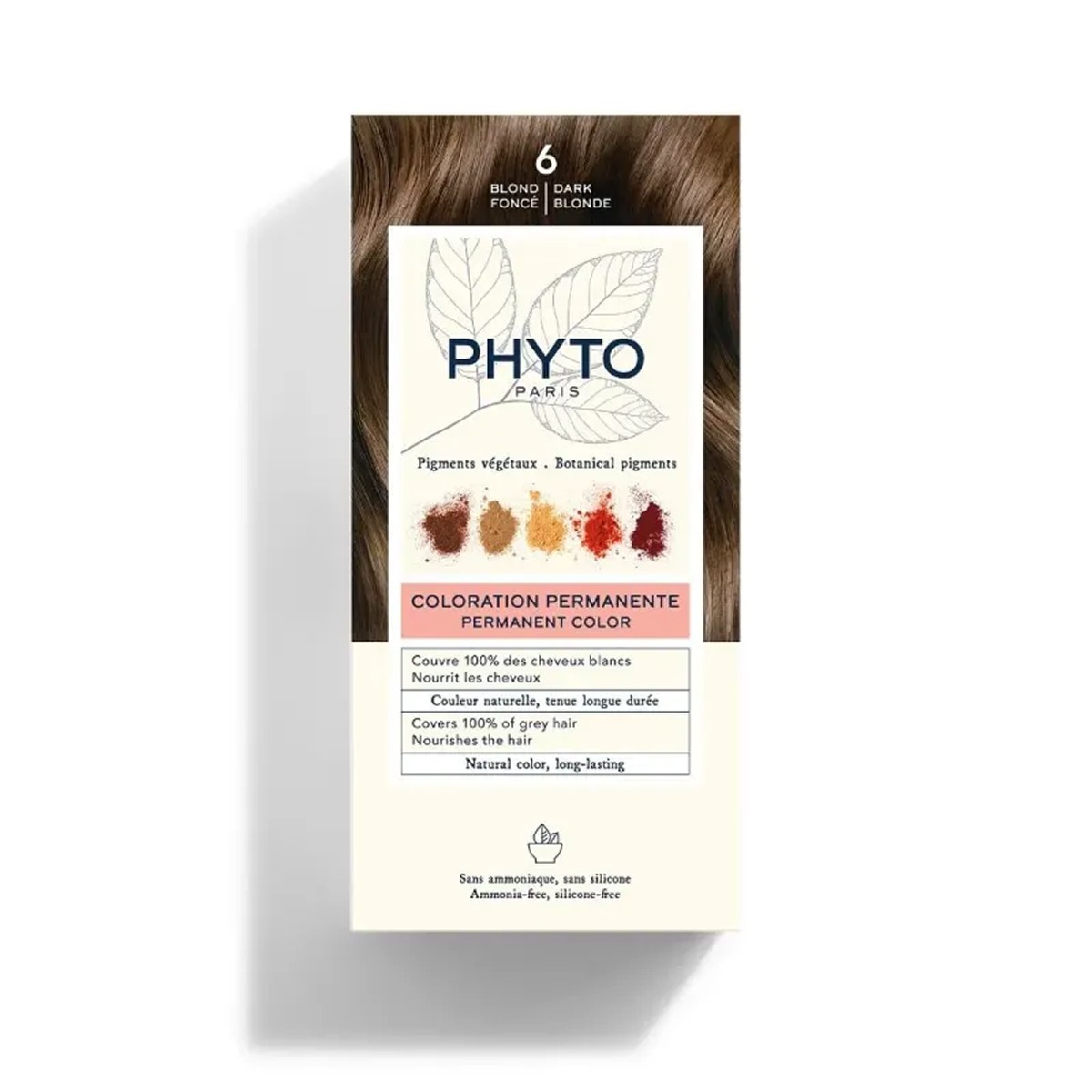 Phyto Color Kit Coloração 6.66 Louro Escuro Mogno Intenso