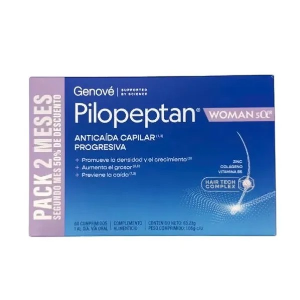 Pilopeptan Woman 5 Alfa R pack 2 meses, 60 comprimidos